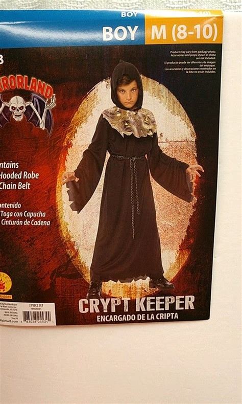 Crypt Keeper Halloween Costume (M) - Crypt Keeper Halloween costume includes hooded robe & chain ...