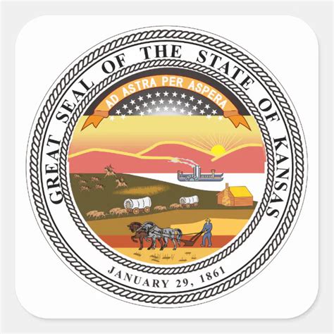 Kansas State Seal | Zazzle