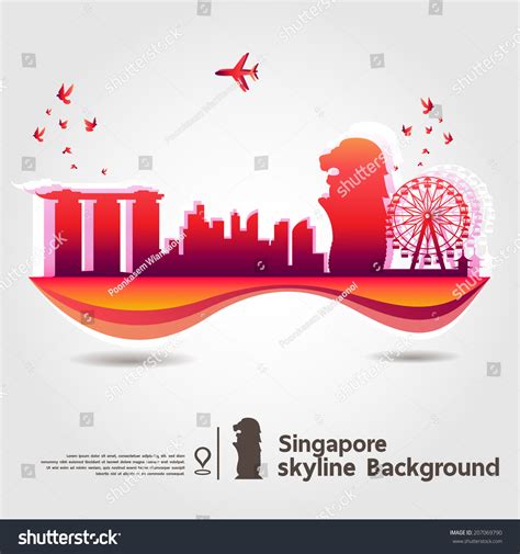 81 Singapore skyline sunset Stock Vectors, Images & Vector Art ...