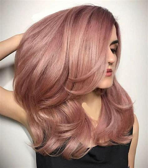 20 Rose Gold Hair Color Ideas for Women - Haircuts & Hairstyles 2018