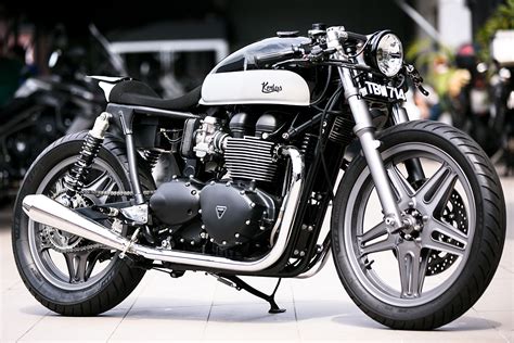 POM STAR. A Unique Triumph Bonneville Cafe Mashup by Kerkus - Pipeburn.com