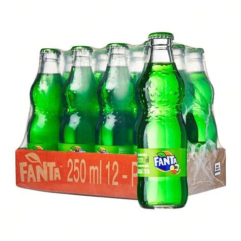 Coca Cola Fanta Fruit Punch (Green) 250ml x 12 Glass Bottles | NTUC ...