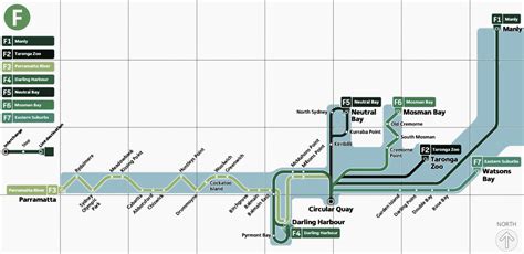 Sydney Ferries Map and Guide for Visitors