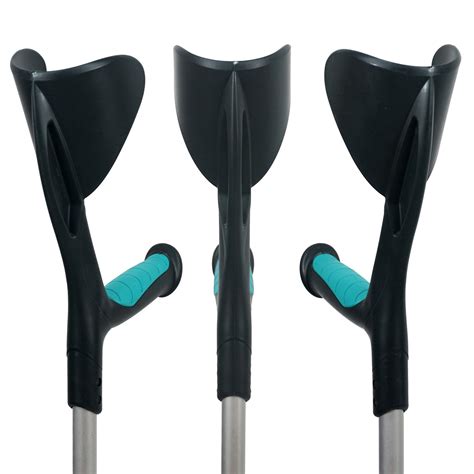 Walking Forearm Crutches - Ergonomic Handle with Comfy Grip - Adult ...