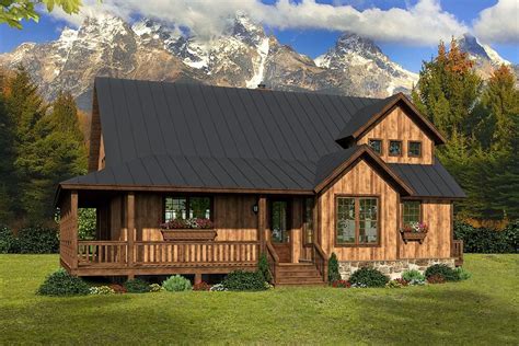 House Plan 940-00126 - Cabin Plan: 2,200 Square Feet, 3 Bedrooms, 2.5 ...