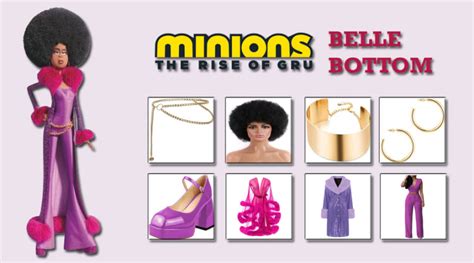 BELLE BOTTOM COSTUME FROM MINIONS: THE RISE OF GRU Minion Costumes, Disney Costumes, Halloween ...