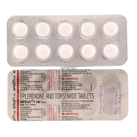 Eptus-T 10 Tablet - Uses, Dosage, Side Effects, Price, Composition | Practo