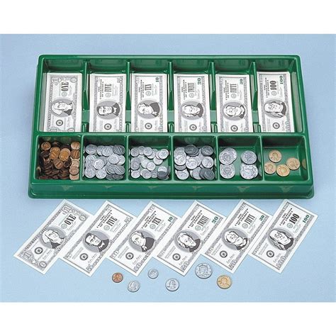 Excellerations Jumbo Deluxe Classroom Play Money Set (Pack of 427 Pieces) Early Math Skills ...