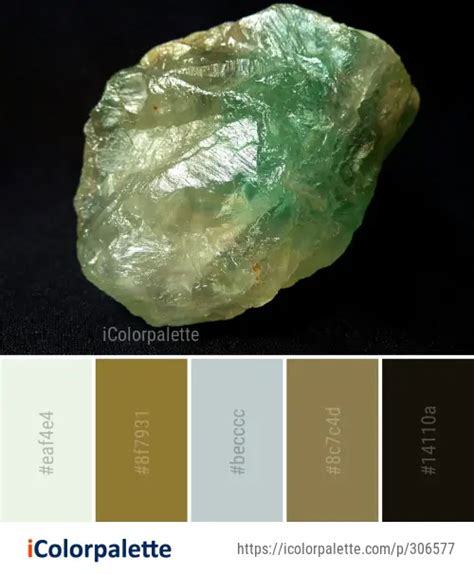 Color Palette Ideas from Mineral Crystal Gemstone Image | iColorpalette