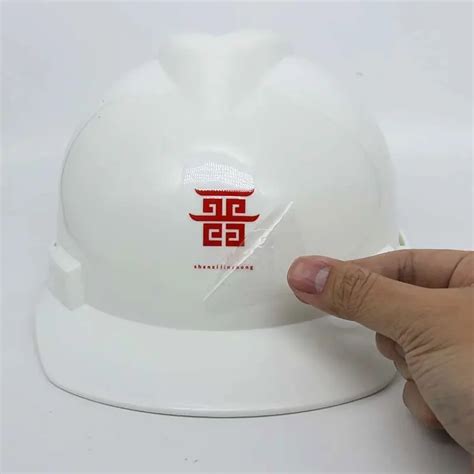 Custom Hard Hat Stickers | Full Color UV Clear Labels for Hard Hat Logo Decals - 4Customize