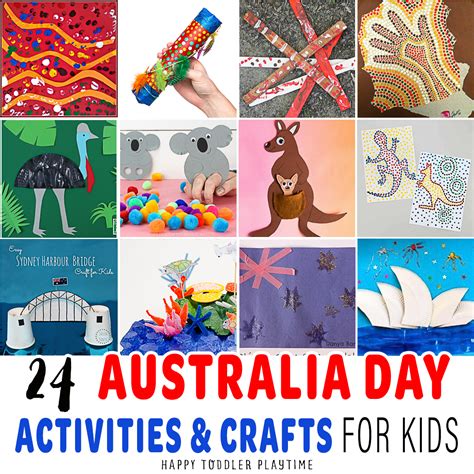 24 Amazing Australia Day Crafts for Kids - HAPPY TODDLER PLAYTIME