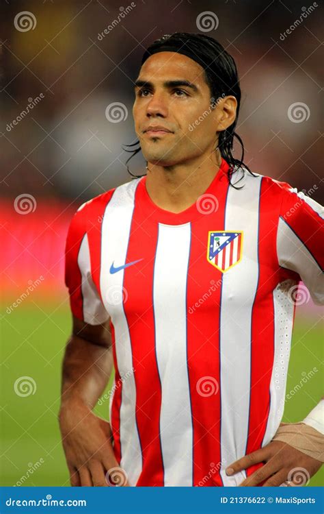 Radamel Falcao Of Atletico Madrid Editorial Photography - Image: 21376622