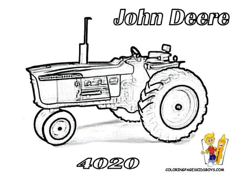 Tractor Coloring Pages John Deere Tractor Coloring Pages To Print ...