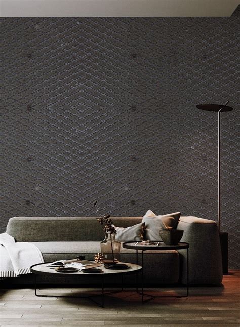 Wire Mesh Wallpaper Mural | Industrial Wallpaper Decor