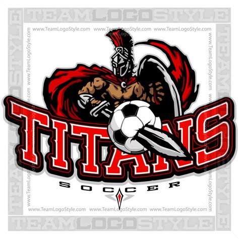 Titans Soccer Logo | Vector Format | JPG EPS