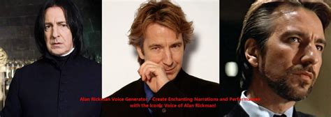 Alan Rickman AI Voice Generator: Unleash Alan Rickman's Charm