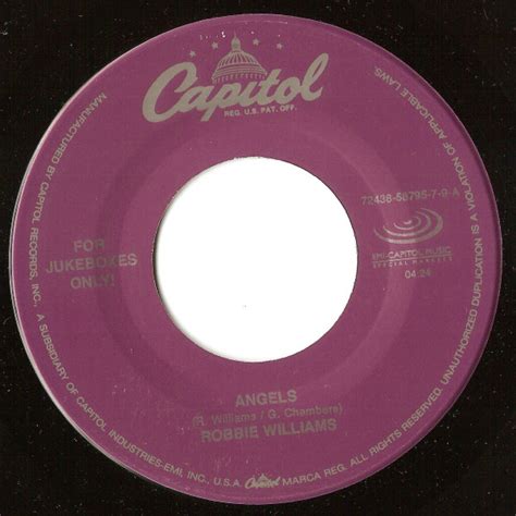 Robbie Williams – Angels (1999, Vinyl) - Discogs