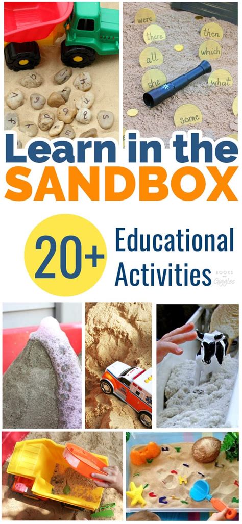 Sandbox Learning Activities for Preschoolers