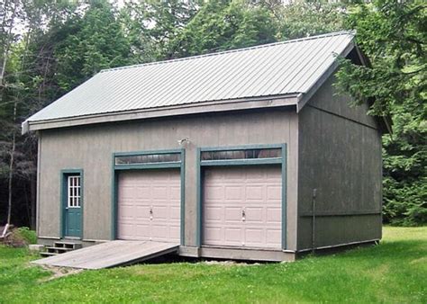 Pre-Built 2 Car Garage | Timber Frame Garage Kit