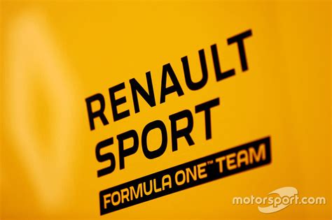 Renault Sport F1 Team logo at Barcelona February testing