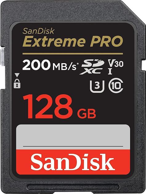 Buy SanDisk 128GB Extreme PRO SDXC UHSI Memory Card C10 U3 V30 4K UHD SD Card | SDSDXXD-128G ...