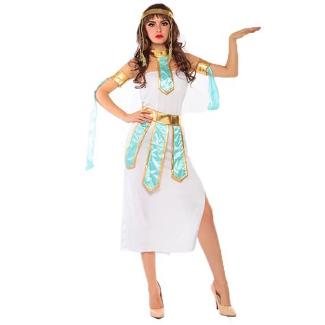 Umorden Carnival Party Halloween Costume for Women Sexy Egypt Cleopatra Fantasia Nile Queen ...