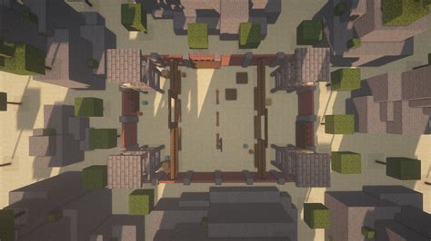 Pixel Gun 3D - Shooting Range Minecraft Map