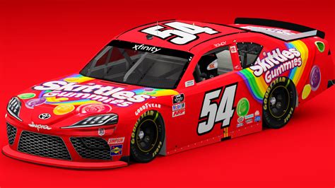 2021 Kyle Busch #54 Skittles Gummies Supra | COTA | Stunod Racing