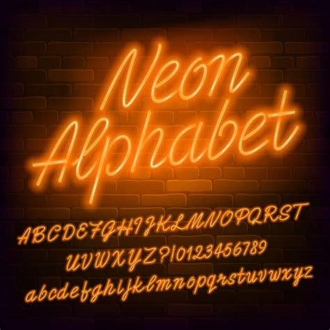 6,100+ Neon Script Fonts Stock Illustrations, Royalty-Free Vector Graphics & Clip Art - iStock