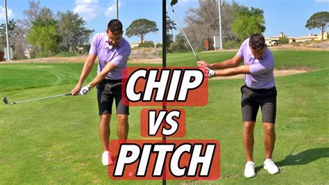 PITCHING VS CHIPPING | The difference between these golf shots ...