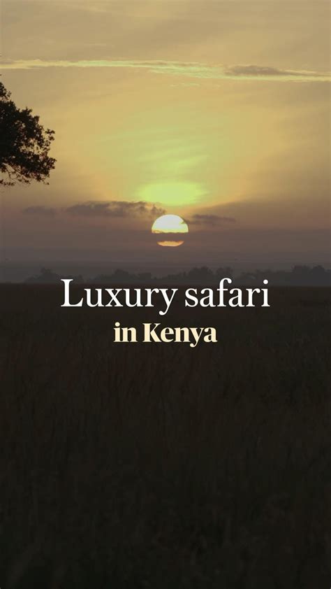 Luxury safari in kenya – Artofit