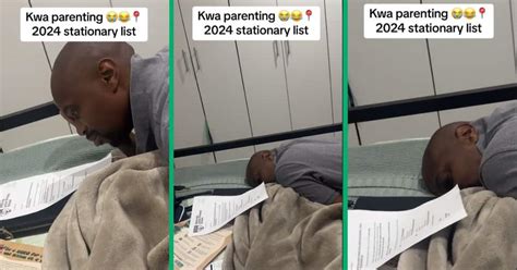 Stressed Dad's Reaction to Lengthy School Stationery List Goes Viral on TikTok, SA Amused ...