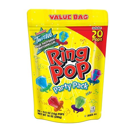 Ring Pop Lollipops and Hard Candies Party Pack - 10oz/20ct in 2020 ...