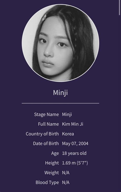 Minji (NewJeans): Profile, Age, Birthday, Height, Weight | Hallyu Idol ...