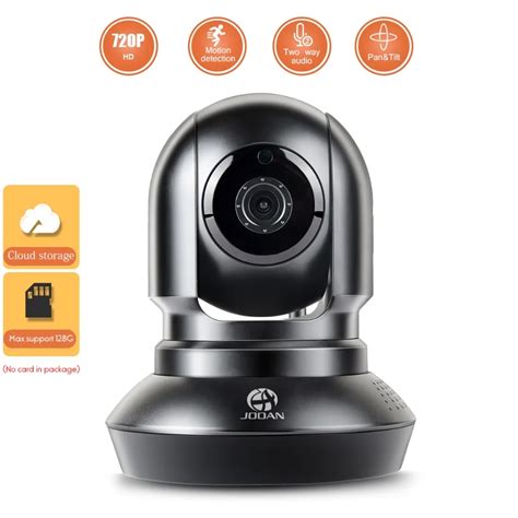 JOOAN Wireless IP Camera 720P Network Security Camera Night Vision CCTV Camera with Two way ...