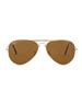 Ray-Ban Foldable Aviators, Golden/Brown