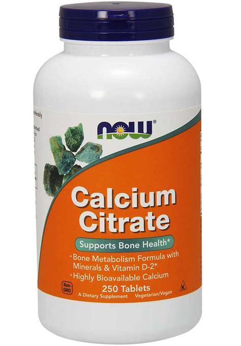 NOW Calcium Citrate – Supplement First