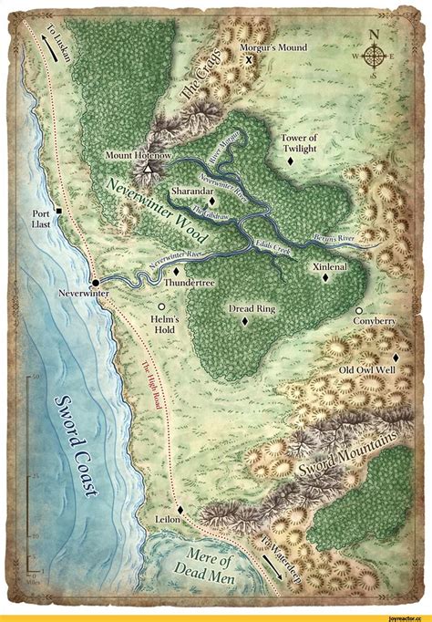 D&D map of Oakhurst : r/dndmaps