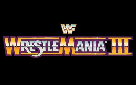 WrestleMania 3 | Wrestlemania, World championship wrestling, Wwf superstars