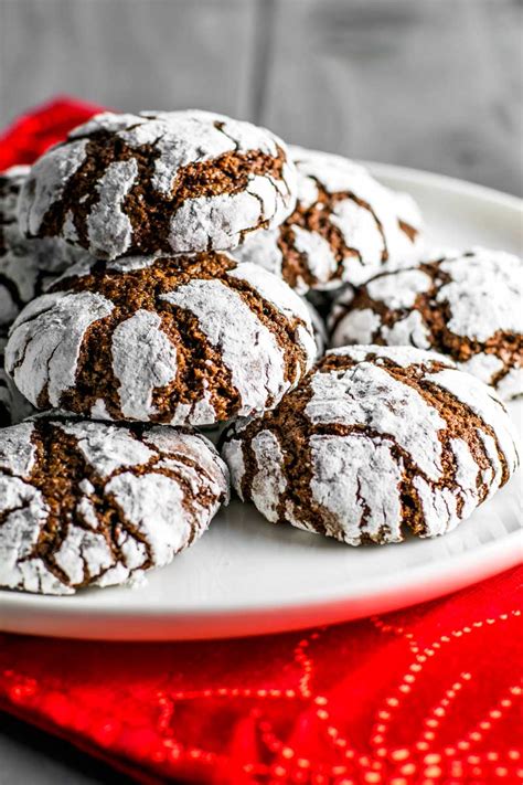 Chocolate Crinkle Cookies - Homemade Hooplah