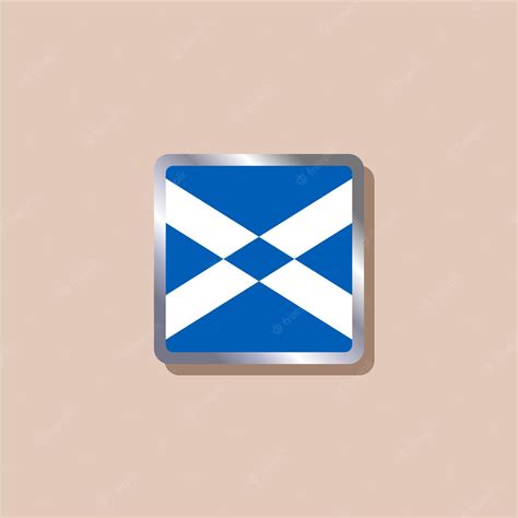 Premium Vector | Illustration of scotland flag template