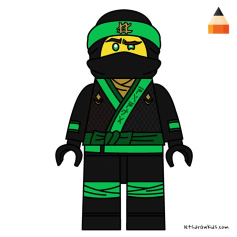 How To Draw Ninja Lloyd Step by Step Video Animation | Lego ninjago ...