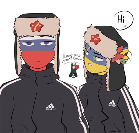 Countryhumans Ukraine X Russia