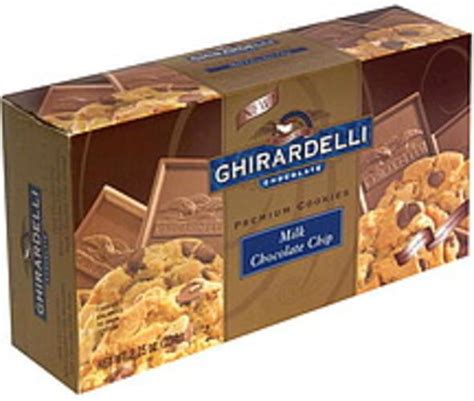 Ghirardelli Milk Chocolate Chip Premium Cookies - 8.25 oz, Nutrition Information | Innit