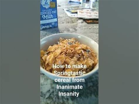 How to make Springtastic Cereal from Inanimate Insanity - YouTube