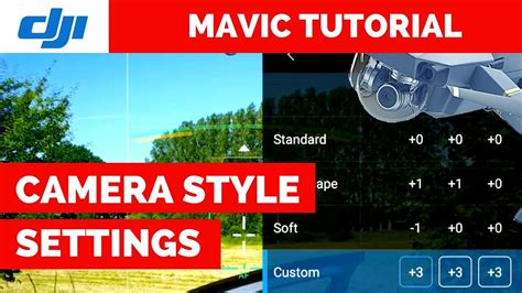 BEST Camera Settings STYLE Menu - DJI Mavic Pro Tutorial - YouTube