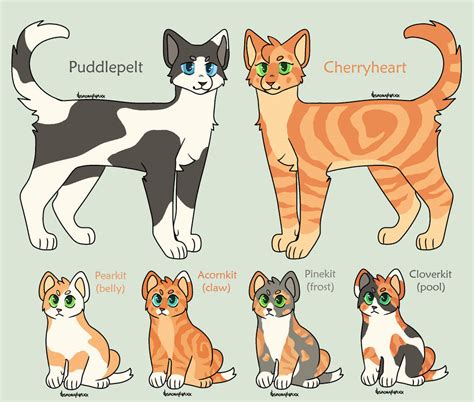 Warrior Cats Family Adoptables 1 *CLOSED* by acornheart465 on DeviantArt