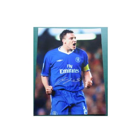 John Terry Signed Chelsea Large Photo With COA, AFTAL Member - Etsy