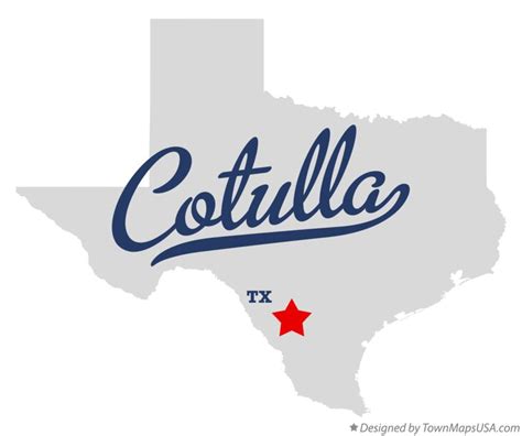 Map of Cotulla, TX, Texas