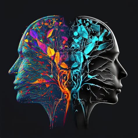 Premium AI Image | Mental brain connection between humans